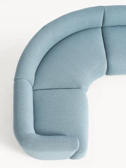 Divano XL componibile in bouclé Sofia