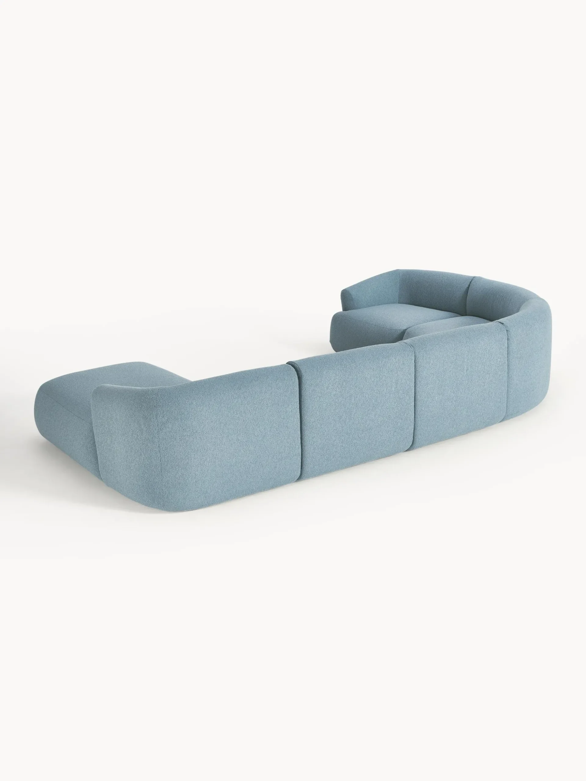 Divano XL componibile in bouclé Sofia