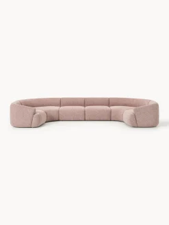 Divano XL componibile in bouclé Sofia