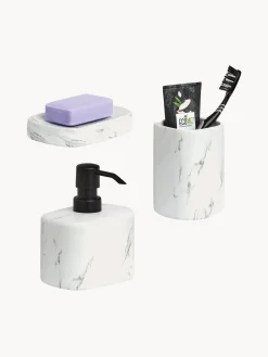 Dosatore di sapone in ceramica Marmor