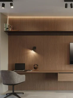 Faretto orientabile da soffitto o parete Etna