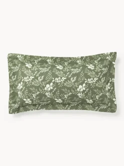 Federa con stampa foglie Pola