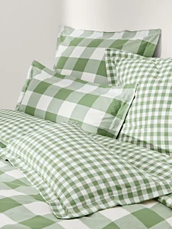 Federa in cotone a quadri Nels