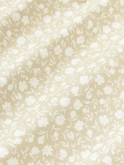 Federa in cotone lavato con motivo floreale Nolana