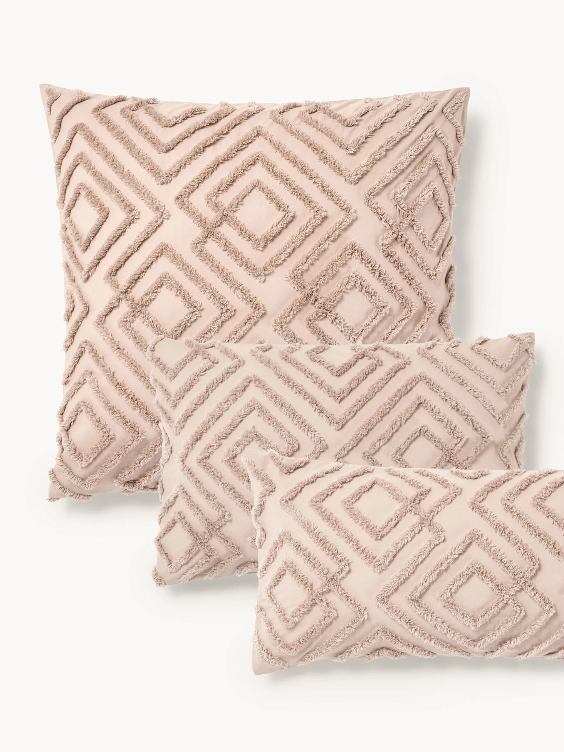 Federa in cotone percalle con design a ciuffi Phil