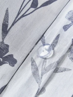 Federa in raso di cotone con motivo jacquard Hurley