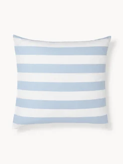 Federa reversibile in cotone a righe Lorena