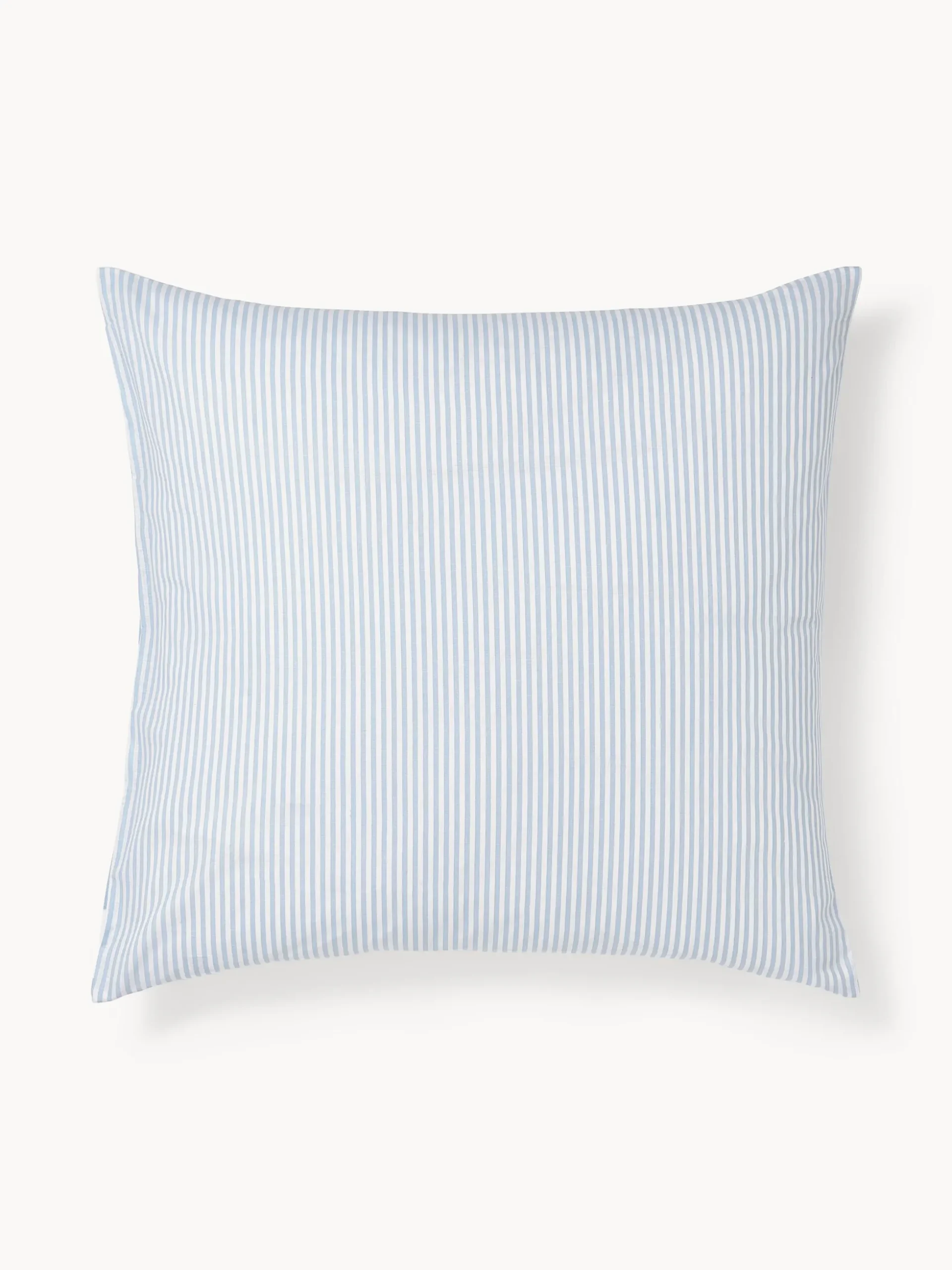 Federa reversibile in cotone a righe Lorena