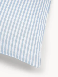 Federa reversibile in cotone a righe Lorena