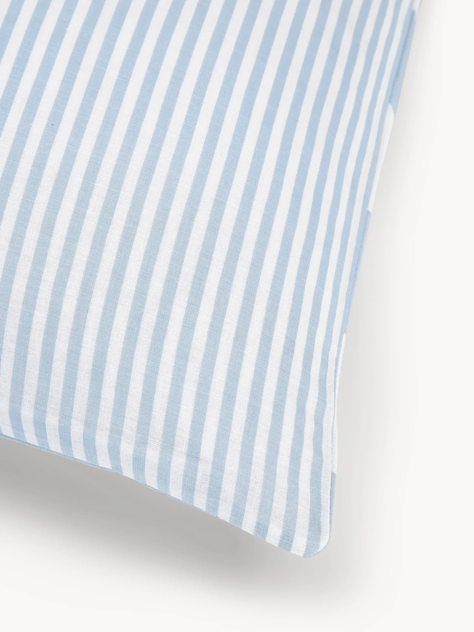 Federa reversibile in cotone a righe Lorena