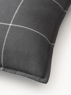 Federa reversibile in flanella di cotone a quadri Noelle