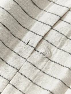 Federa reversibile in flanella di cotone a quadri Noelle