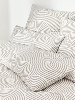 Federa in cotone con fantasia Arcs