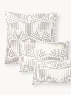 Federa in cotone con fantasia Arcs