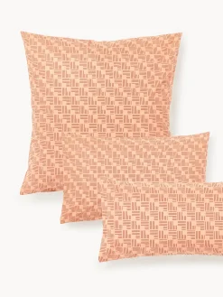 Federa in cotone percalle con stampa geometrica Inki