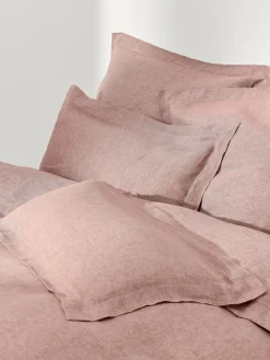 Federa in lino con cucitura in rilievo Linna