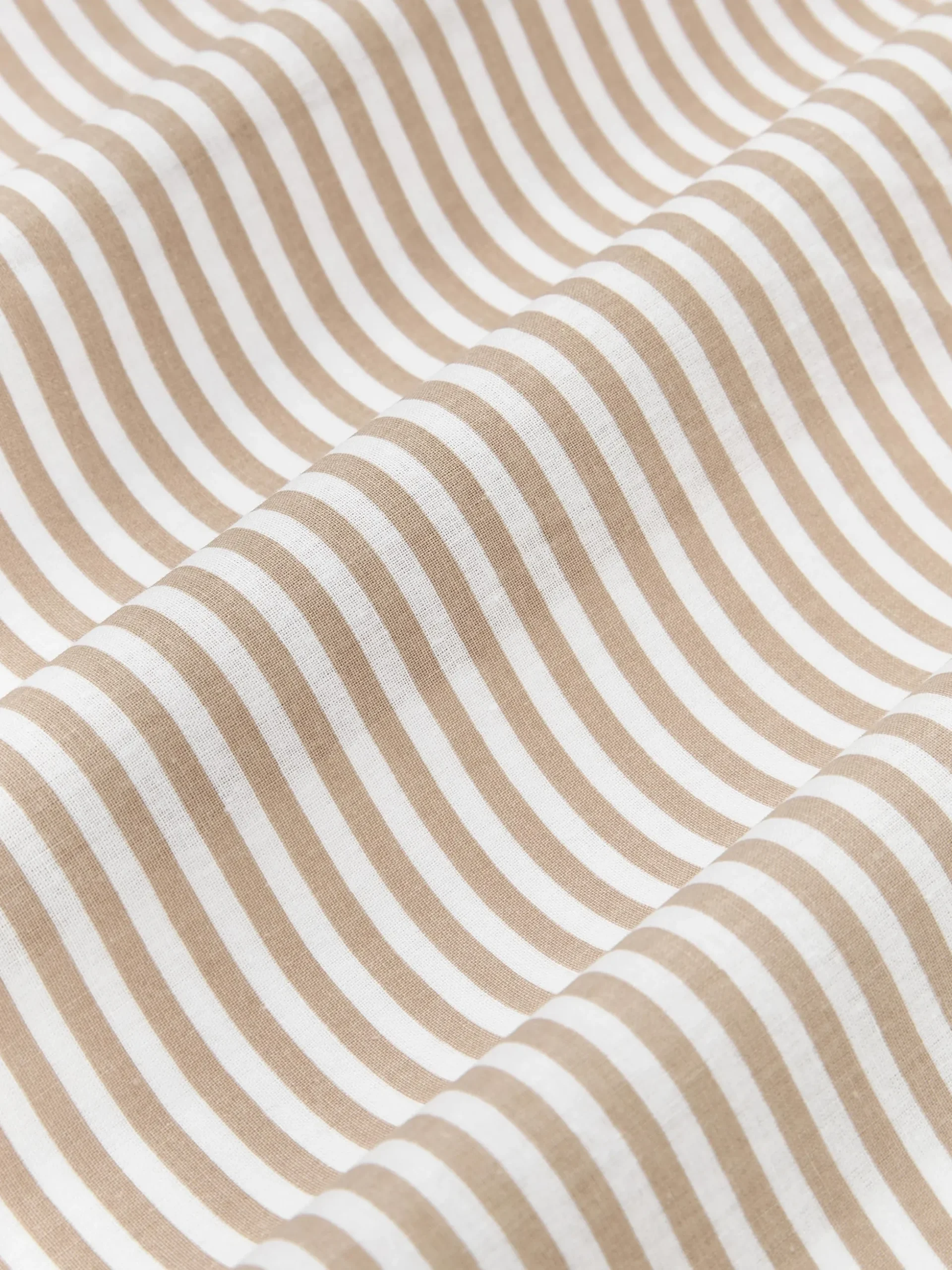 Federa reversibile in cotone a righe Lorena