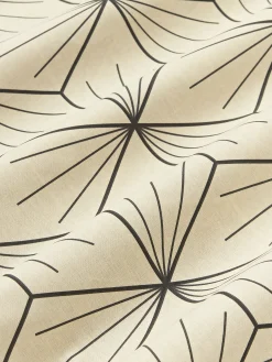 Federa reversibile in cotone con stampa geometrica Ilda