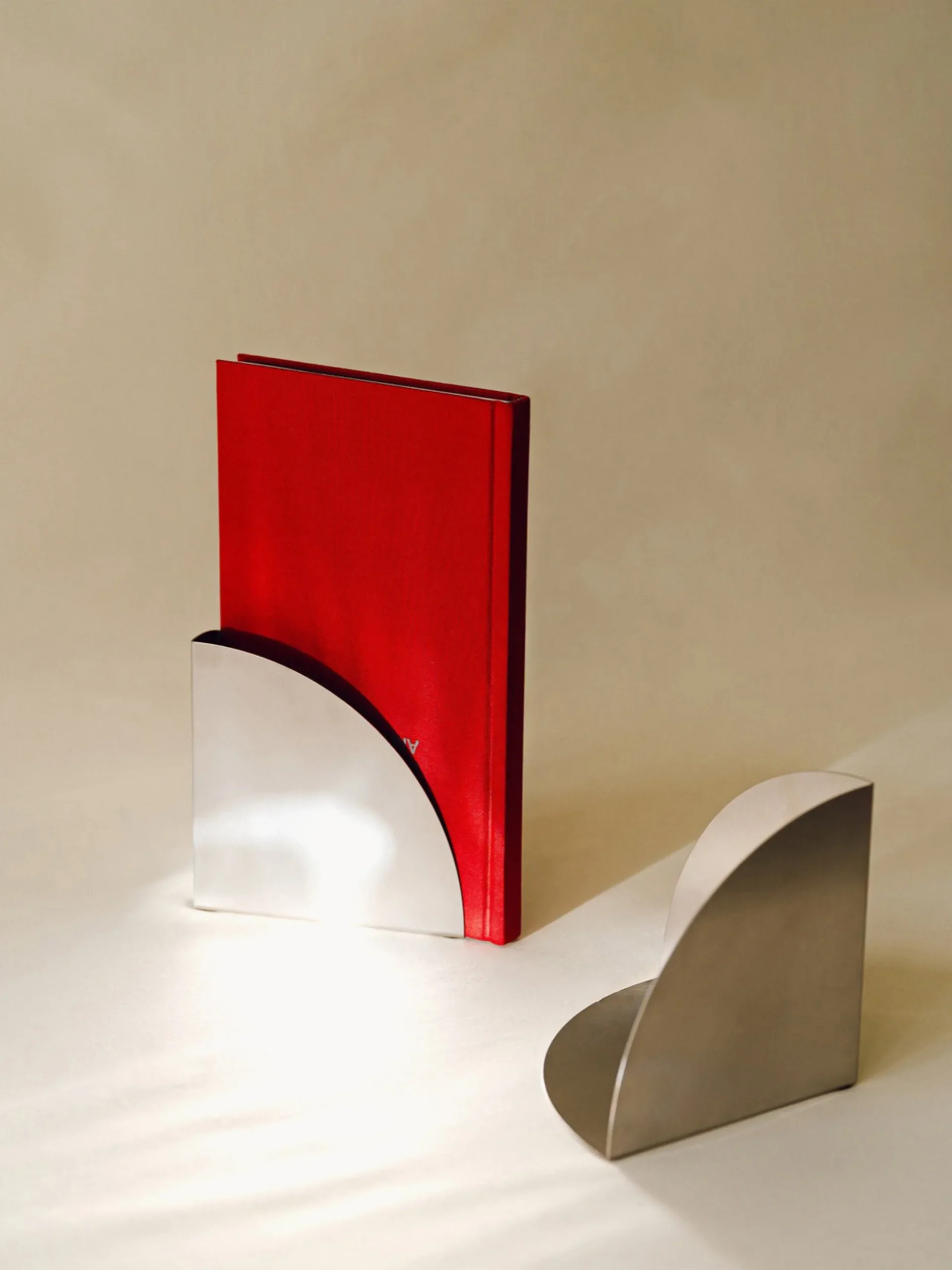 Fermalibri in acciaio inossidabile Boko, set da 2