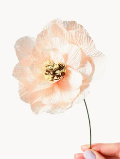 Fiore artificiale fatto a mano Poppy