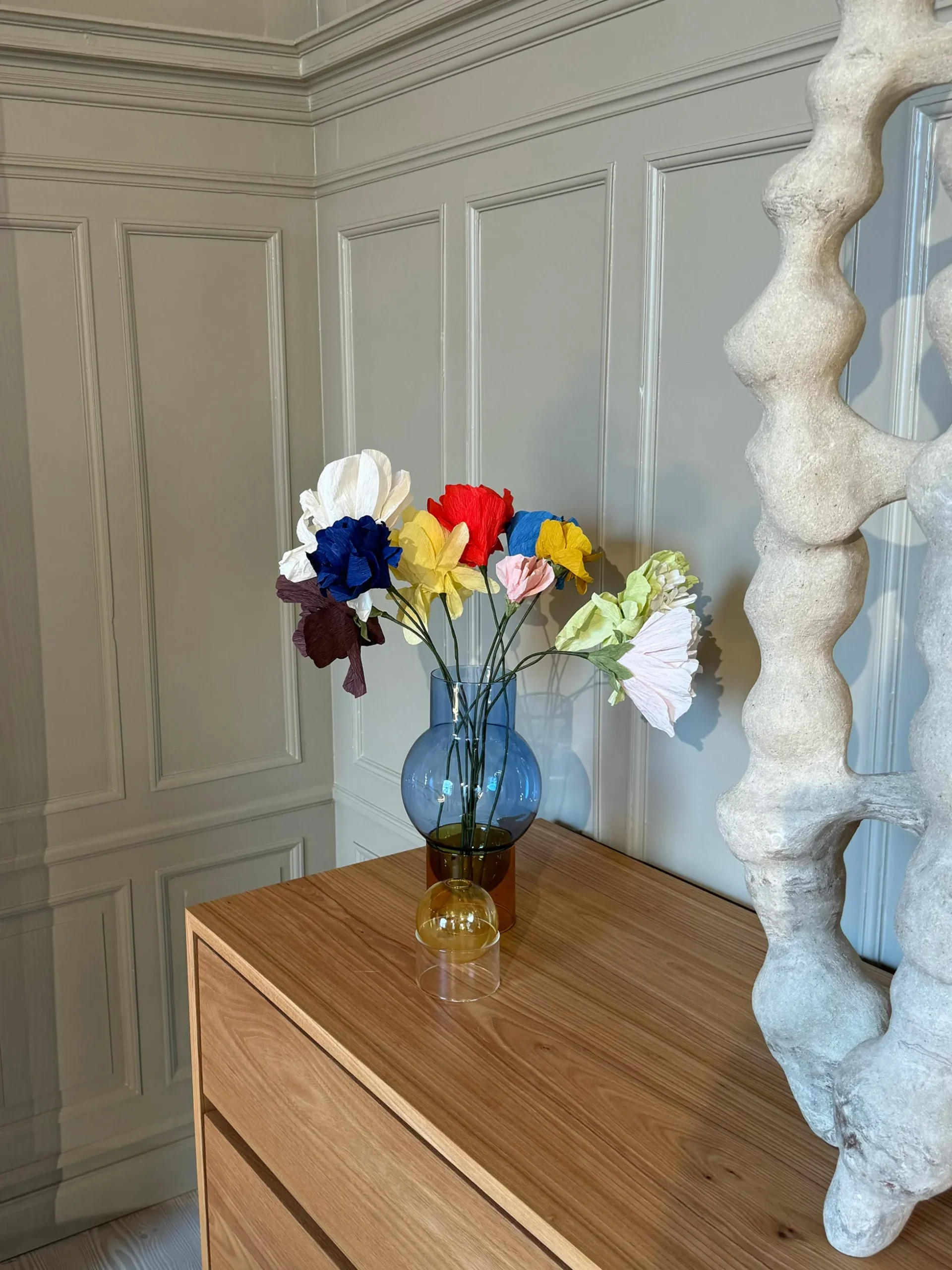 Fiore artificiale fatto a mano Windflower