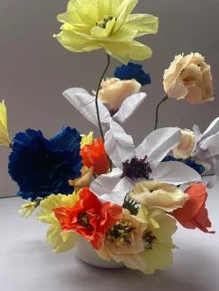 Fiore artificiale fatto a mano Poppy