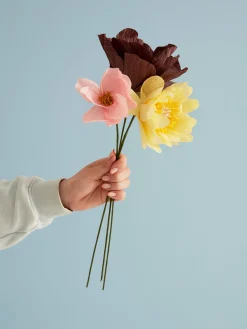 Fiore artificiale fatto a mano Cottage Rose