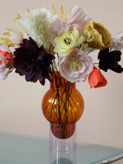 Fiore artificiale fatto a mano Ice Poppy