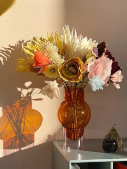 Fiore artificiale fatto a mano Peony