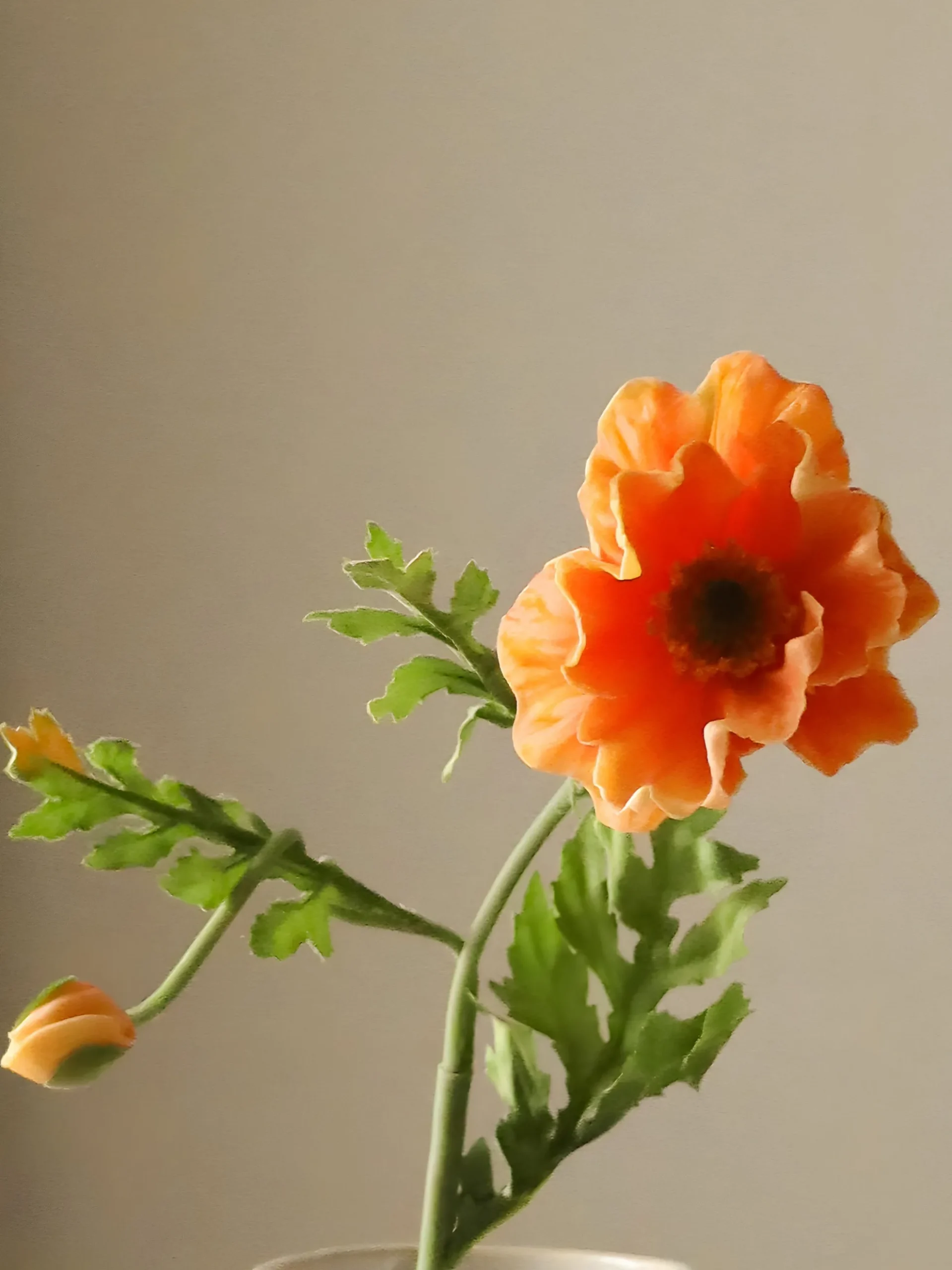 Fiore artificiale Large Poppy