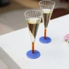 Flute da champagne fatti a mano Perle 2 pz