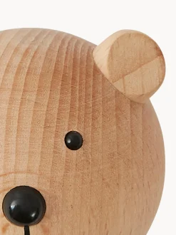Gancio appendiabiti da parete in legno di faggio Bear