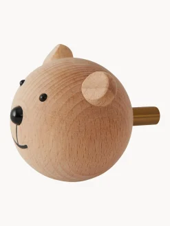 Gancio appendiabiti da parete in legno di faggio Bear