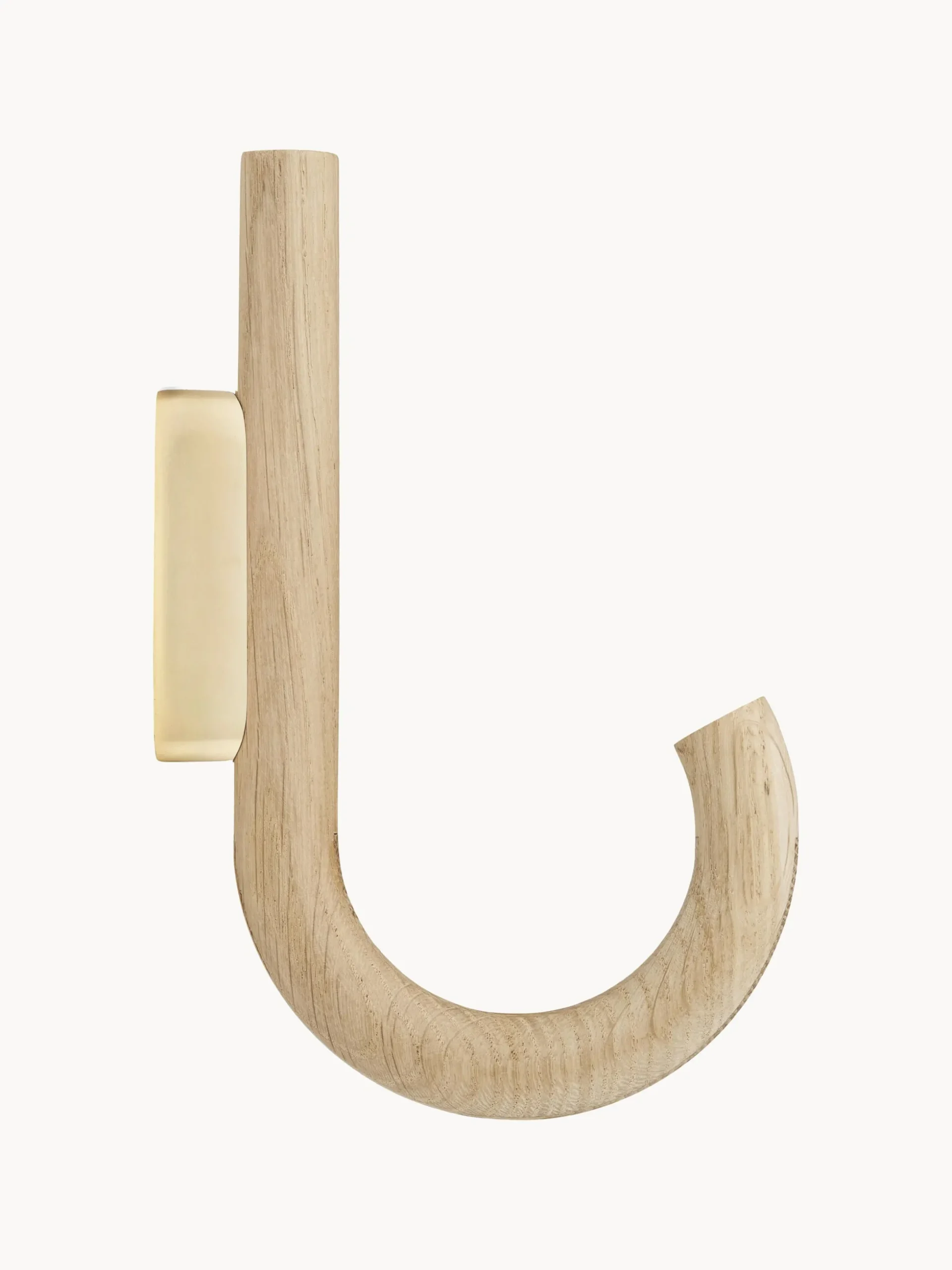 Gancio da parete in legno di quercia Umbrella, in diverse dimensioni