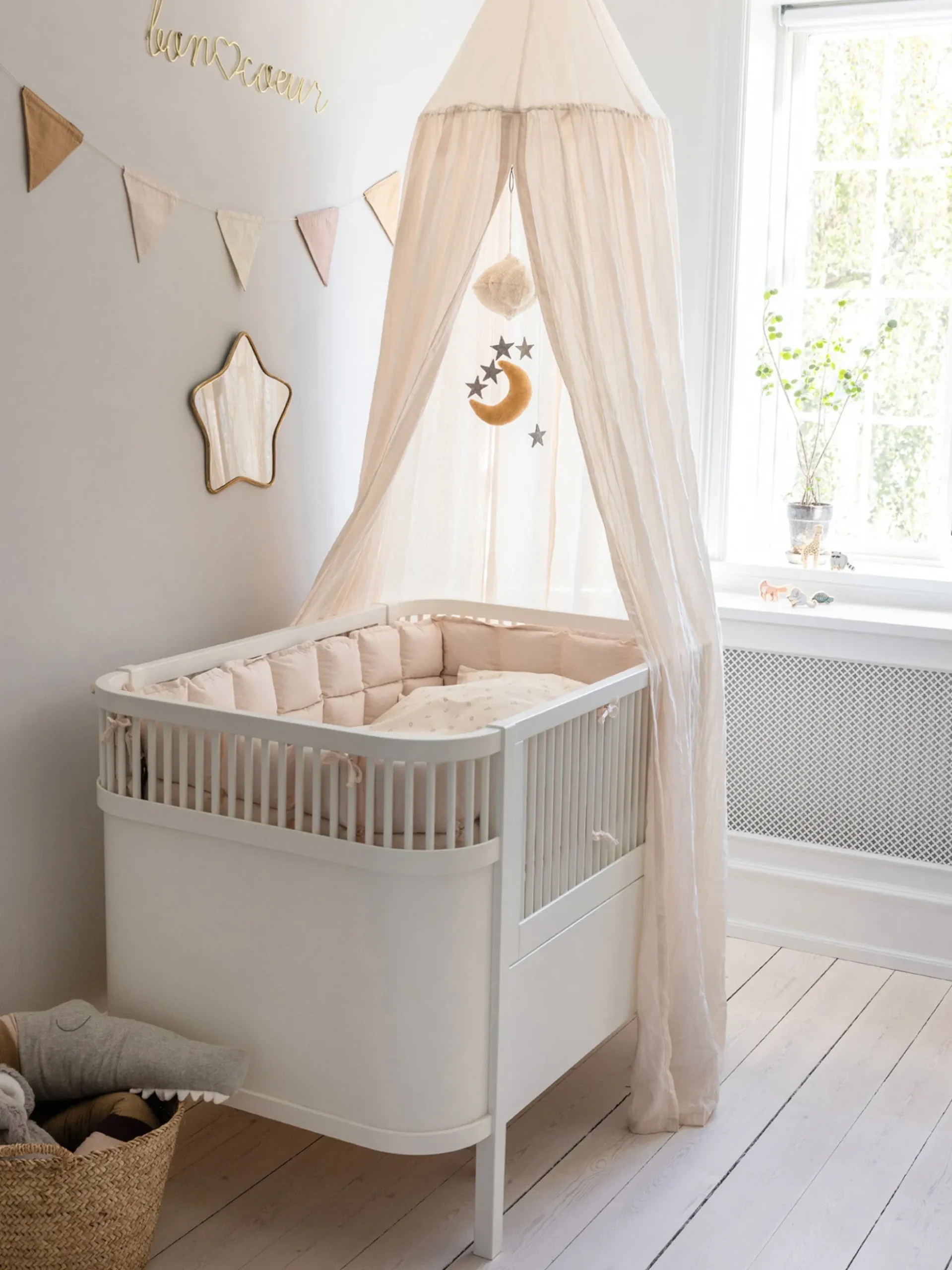 Ghirlanda decorativa in cotone organico per bambini Forest Lake
