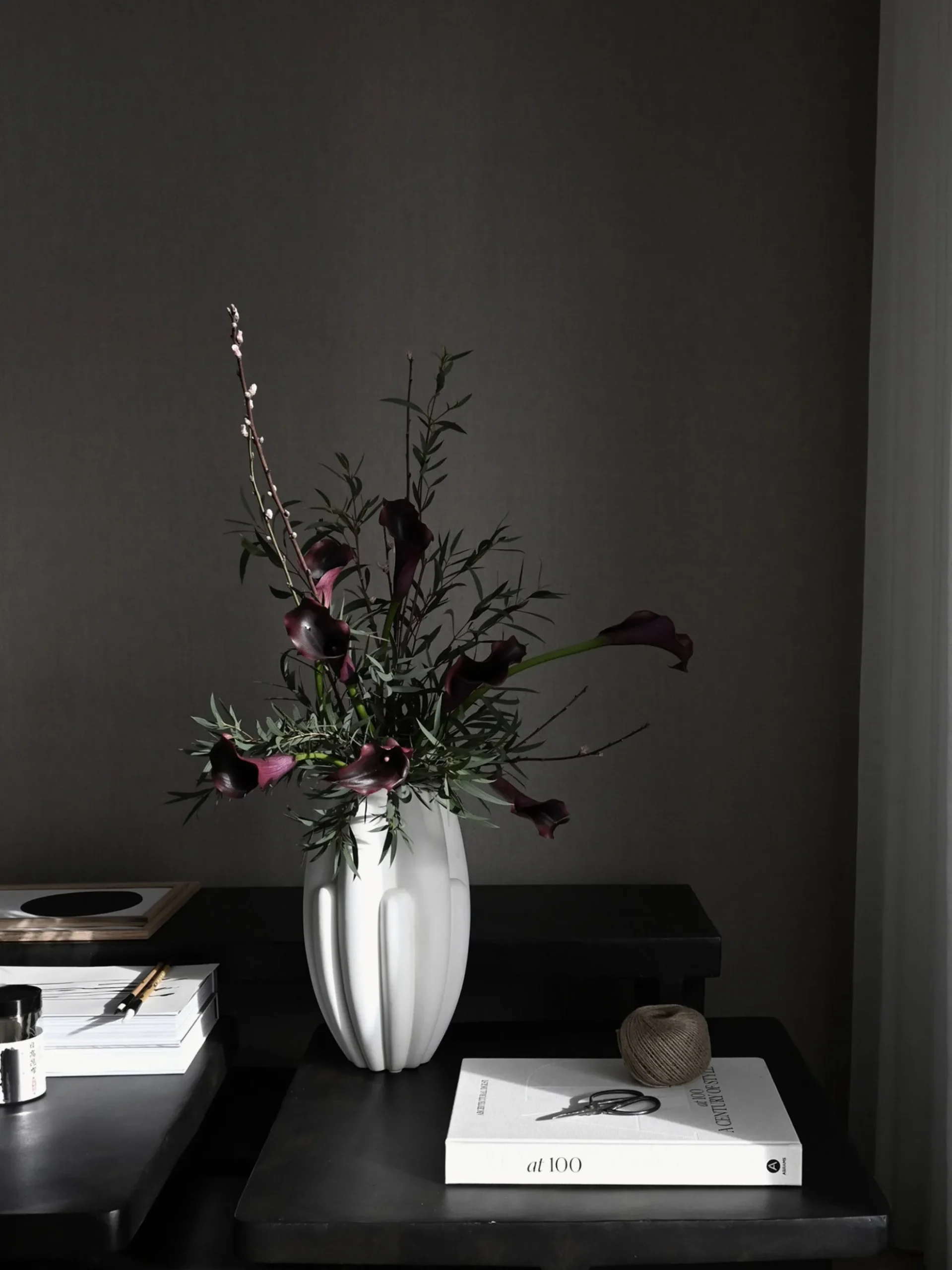 Grande vaso fatto a mano Bloom, alt. 34 cm