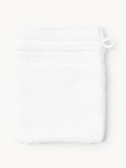 Guanti da bagno con bordo rigato Luxe 2 pz