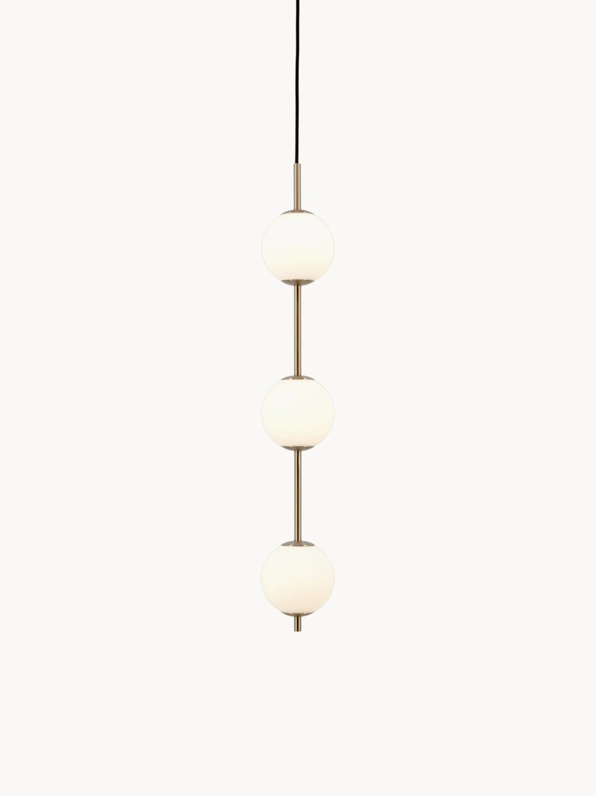 Lampada a sospensione a LED in vetro soffiato Audrey