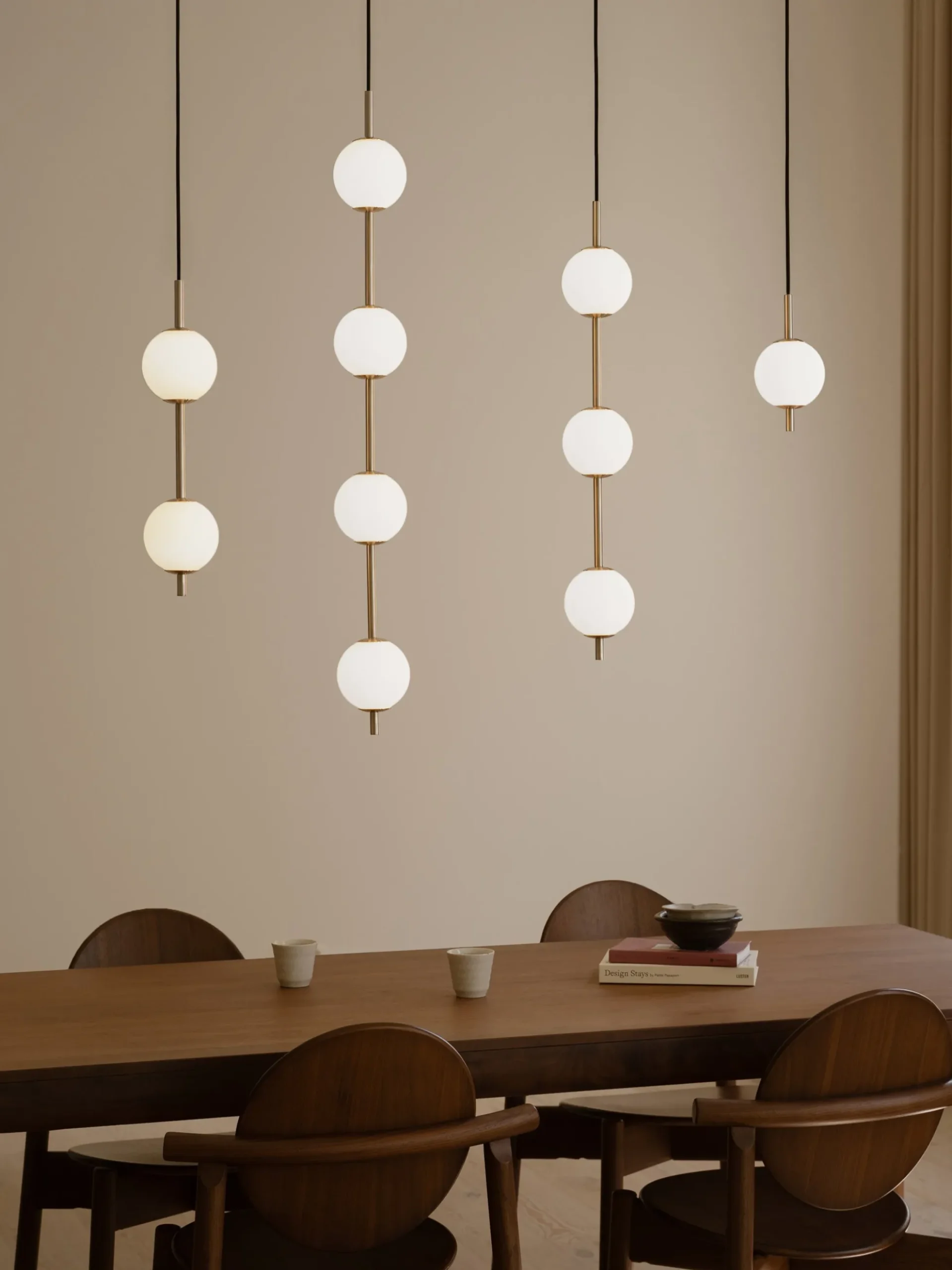 Lampada a sospensione a LED in vetro soffiato Audrey