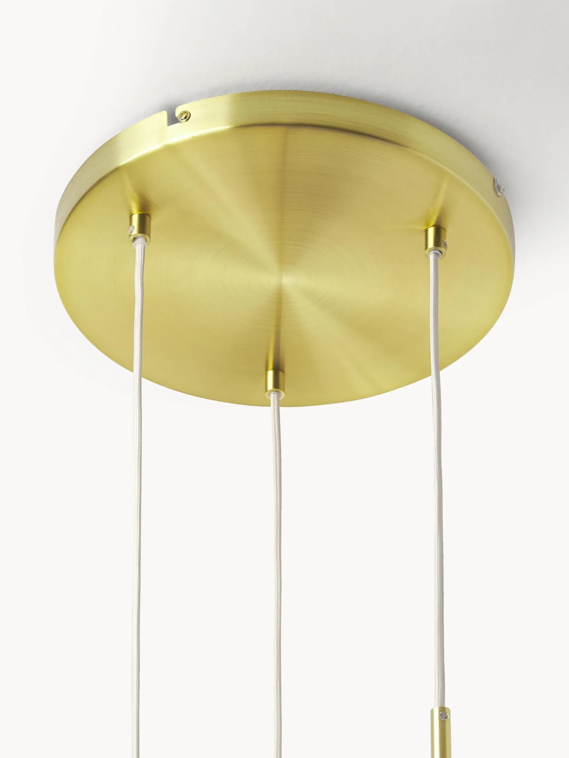 Lampada a sospensione cluster in vetro opalino Josie