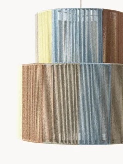 Lampada a sospensione con fili di lino Lace