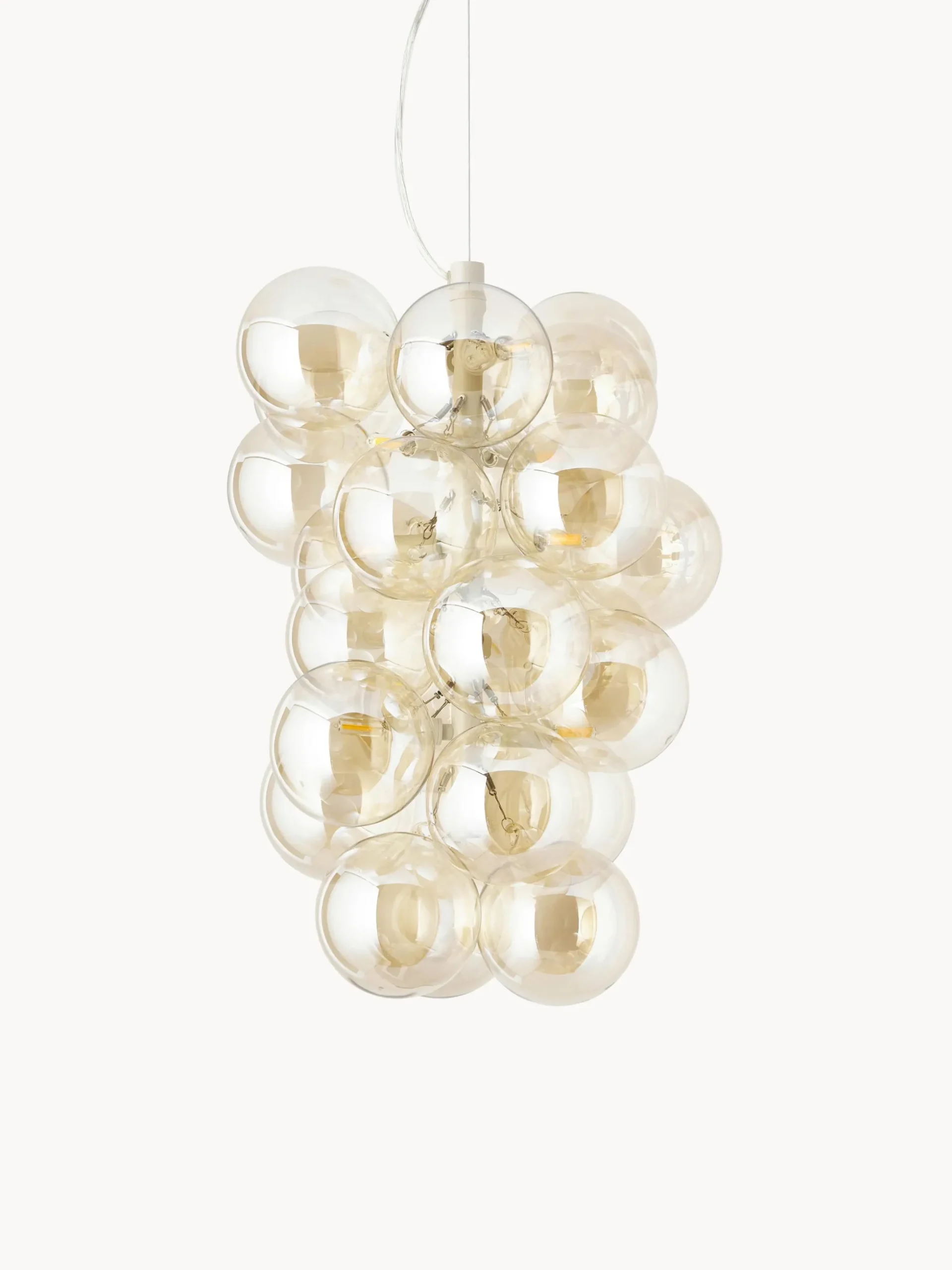 Lampada a sospensione di design in vetro Bubbles