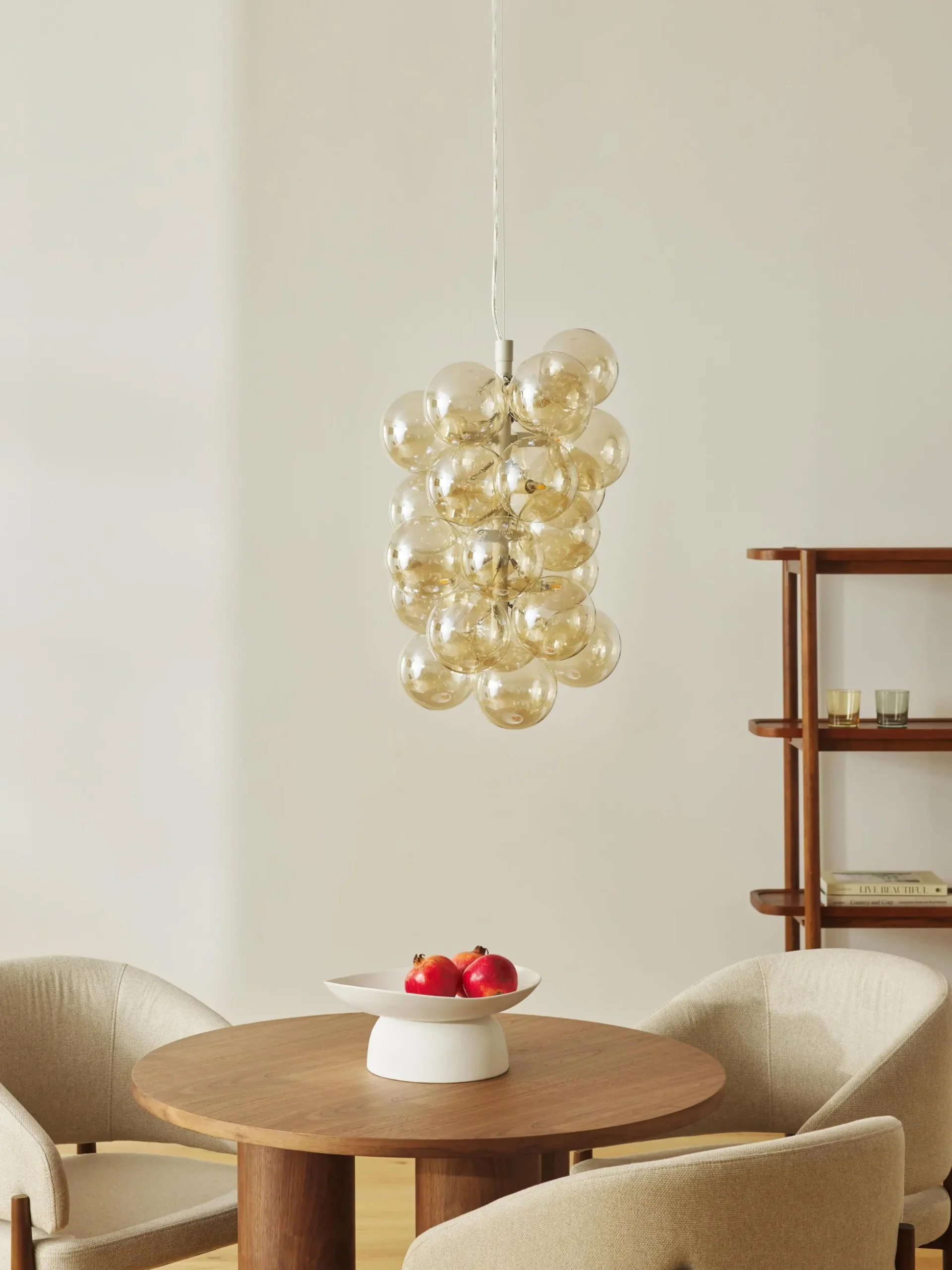 Lampada a sospensione di design in vetro Bubbles