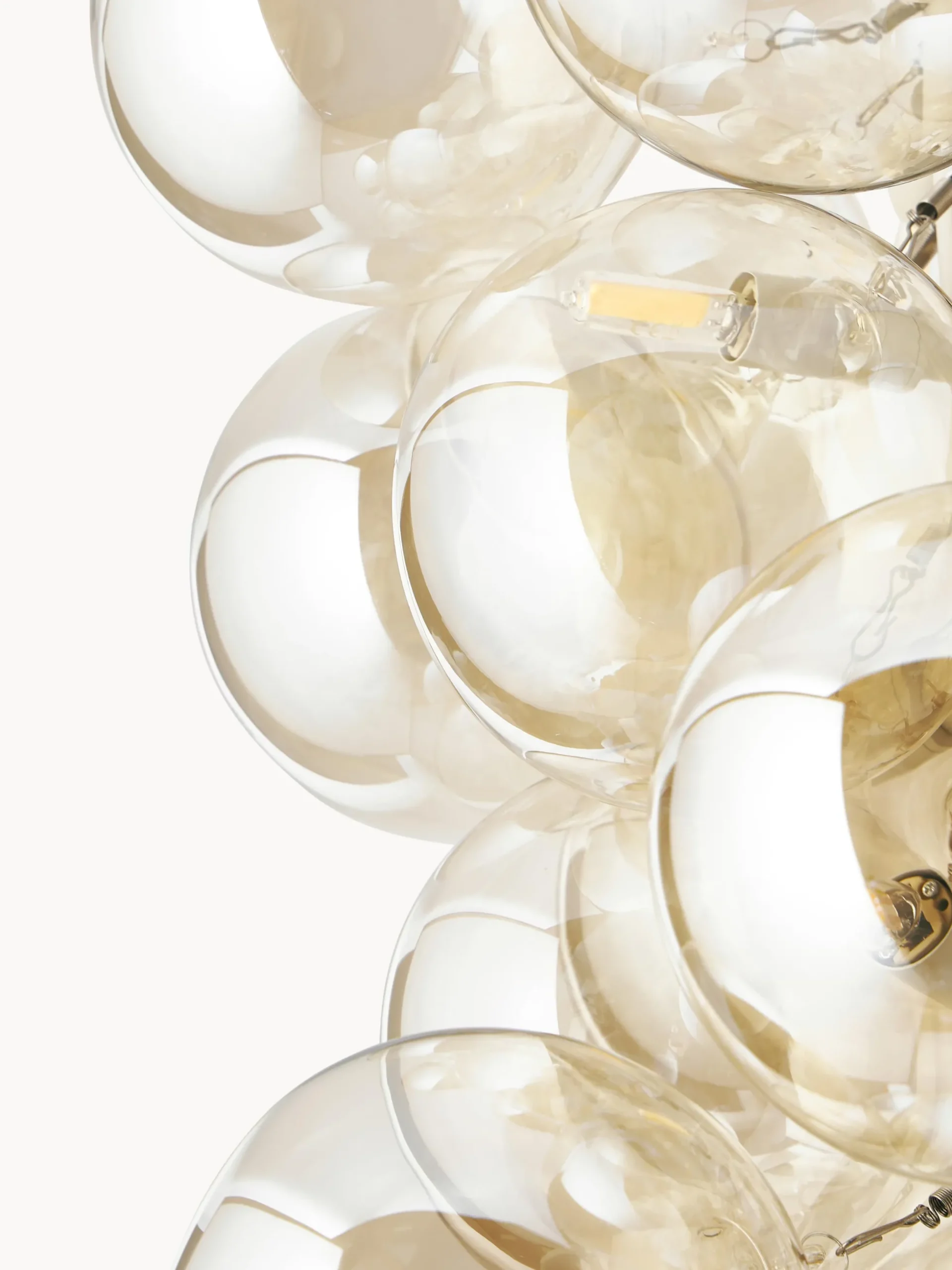 Lampada a sospensione di design in vetro Bubbles