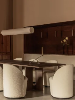 Lampada a sospensione grande a LED con luce regolabile Hashira