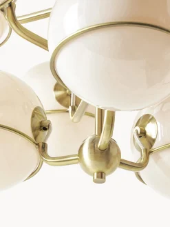 Lampada a sospensione grande con sfere in vetro Carey