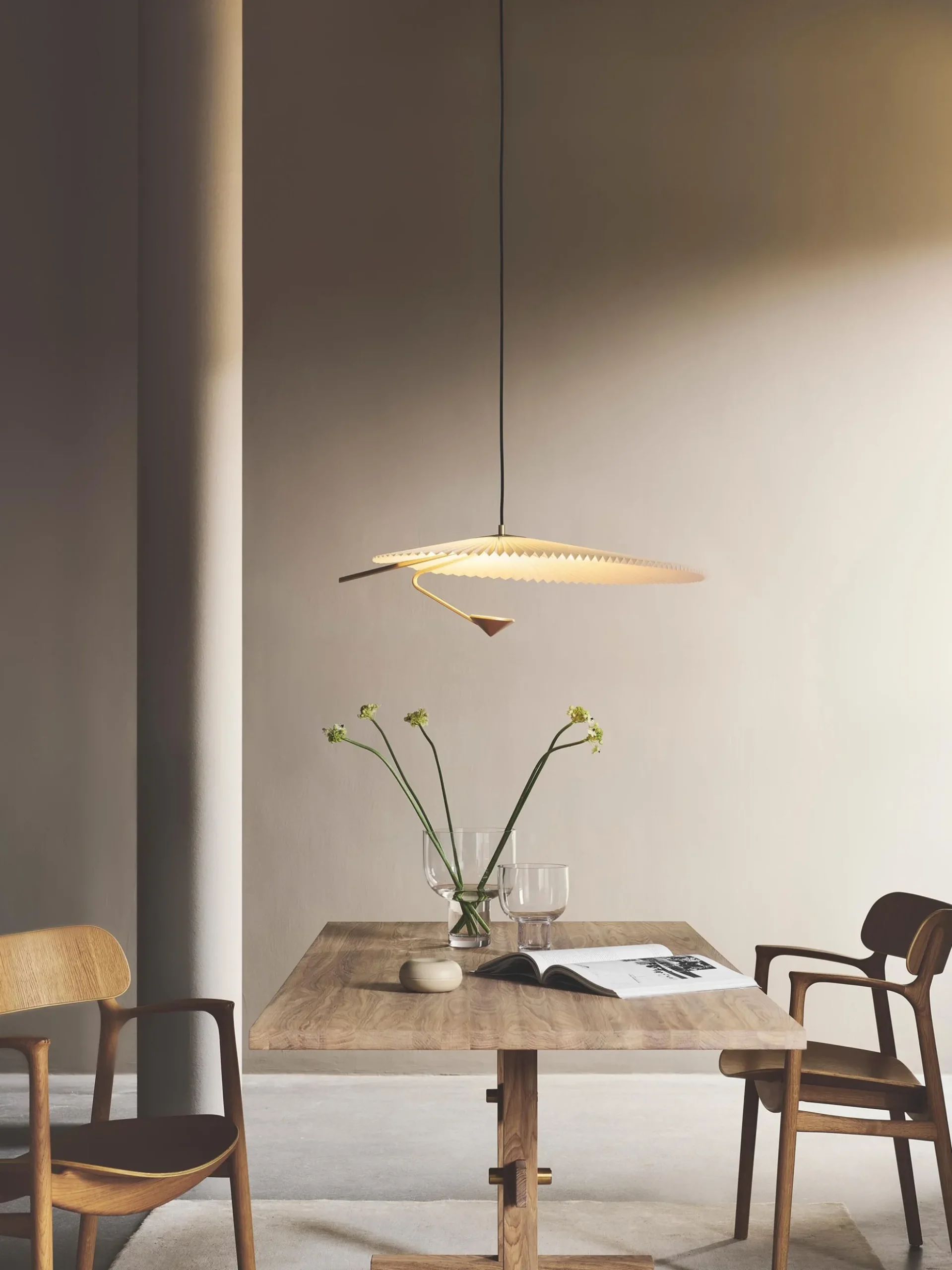 Lampada a sospensione grande a LED con luce regolabile Liris