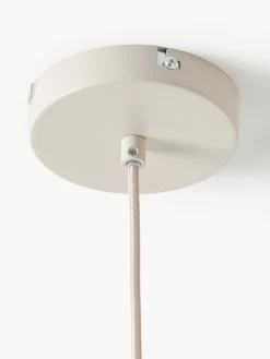 Lampada a sospensione grande in lino Lace