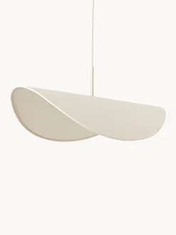 Lampada a sospensione grande di design in lino Kenzie