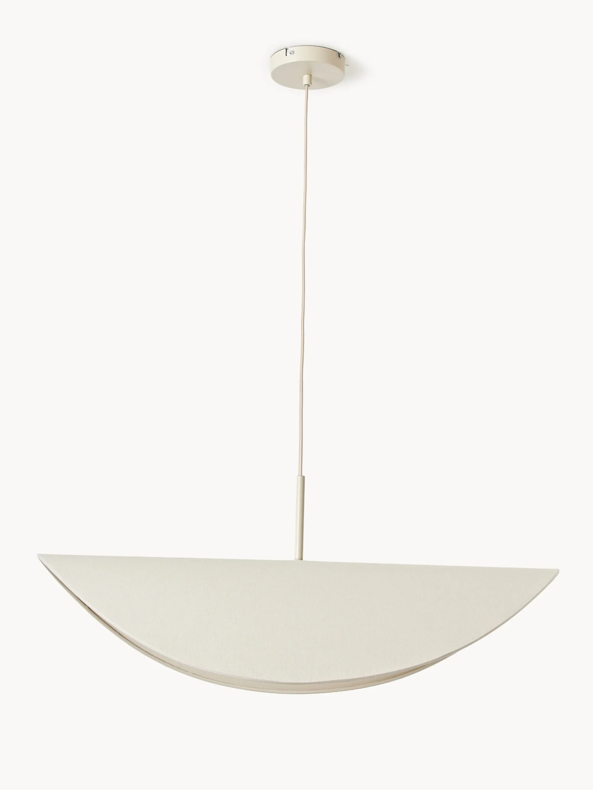 Lampada a sospensione grande di design in lino Kenzie